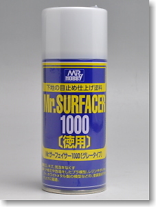 Mr. SURFACER(서페이서) 1000 (170ml) 캔타입(Gray)[B519][4973028516777]